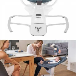 BabyMoov Balancelle Swoon Motion Blue Petal -Produits Pour Bébé bm069075457 4