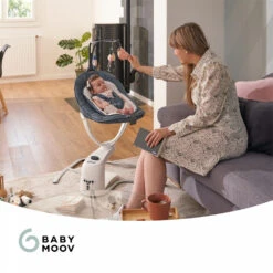 BabyMoov Balancelle Swoon Motion Blue Petal -Produits Pour Bébé bm069075457 7