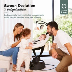 BabyMoov Balancelle Swoon Evolution Curl White -Produits Pour Bébé bm069075518 2