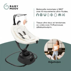 BabyMoov Balancelle Swoon Evolution Curl White -Produits Pour Bébé bm069075518 3