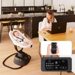 BabyMoov Balancelle Swoon Evolution Curl White -Produits Pour Bébé bm069075518 6