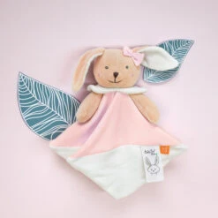 Doudou Lapin Rose Bio -Produits Pour Bébé bn081035810 1