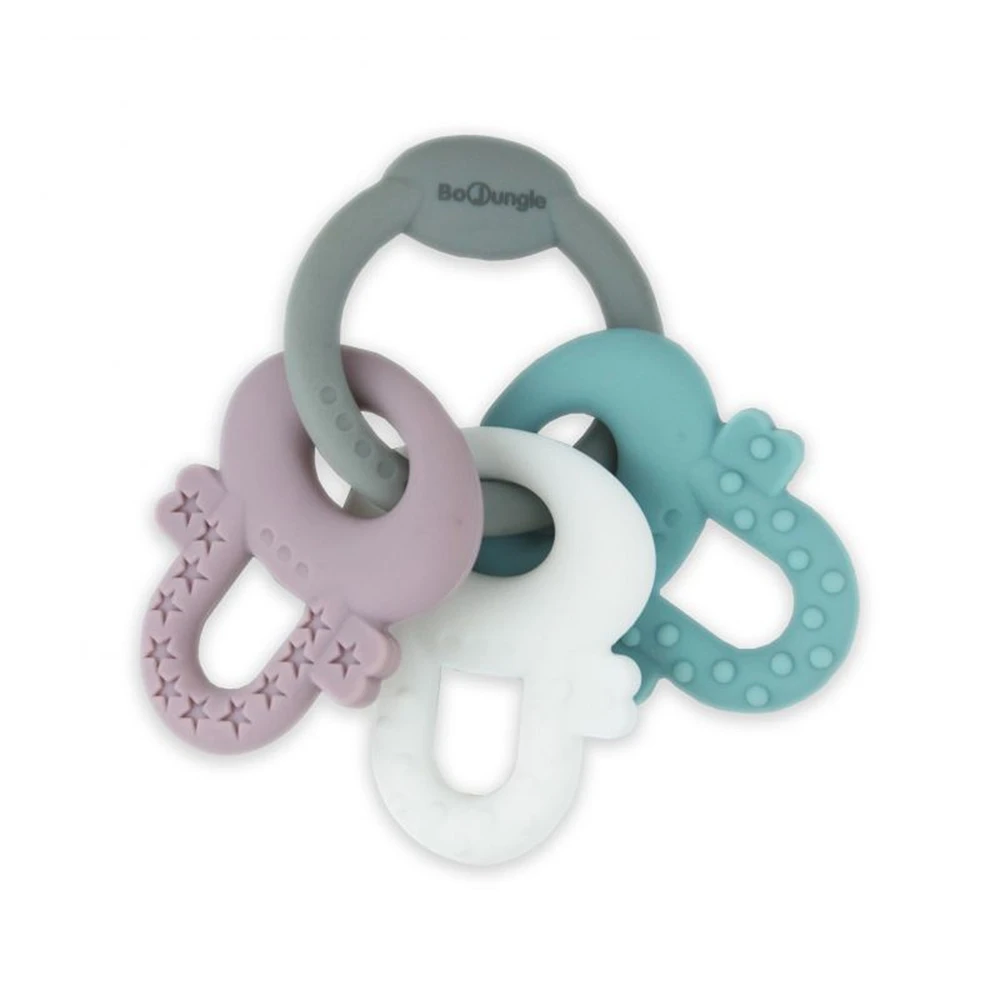 Clés Silicone (gris/blanc/bleu/rose) 3 Clés Silicone (gris/blanc/bleu/rose)