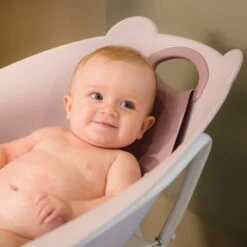 Baignoire Bébé Ourson Rose Pastel -Produits Pour Bébé bo092206100 7