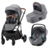 Poussette Trio Strider M Baby-safe 3 Nacelle Strider M Grey Britax Römer 1 Poussette Trio Strider M Baby-safe 3 Nacelle Strider M Grey Britax Römer -Produits Pour Bébé br041458811
