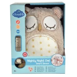 Cloud-B Peluche Musicale Bruit Blanc Avec Détecteur De Pleurs Hibou -Produits Pour Bébé cd060408847 1