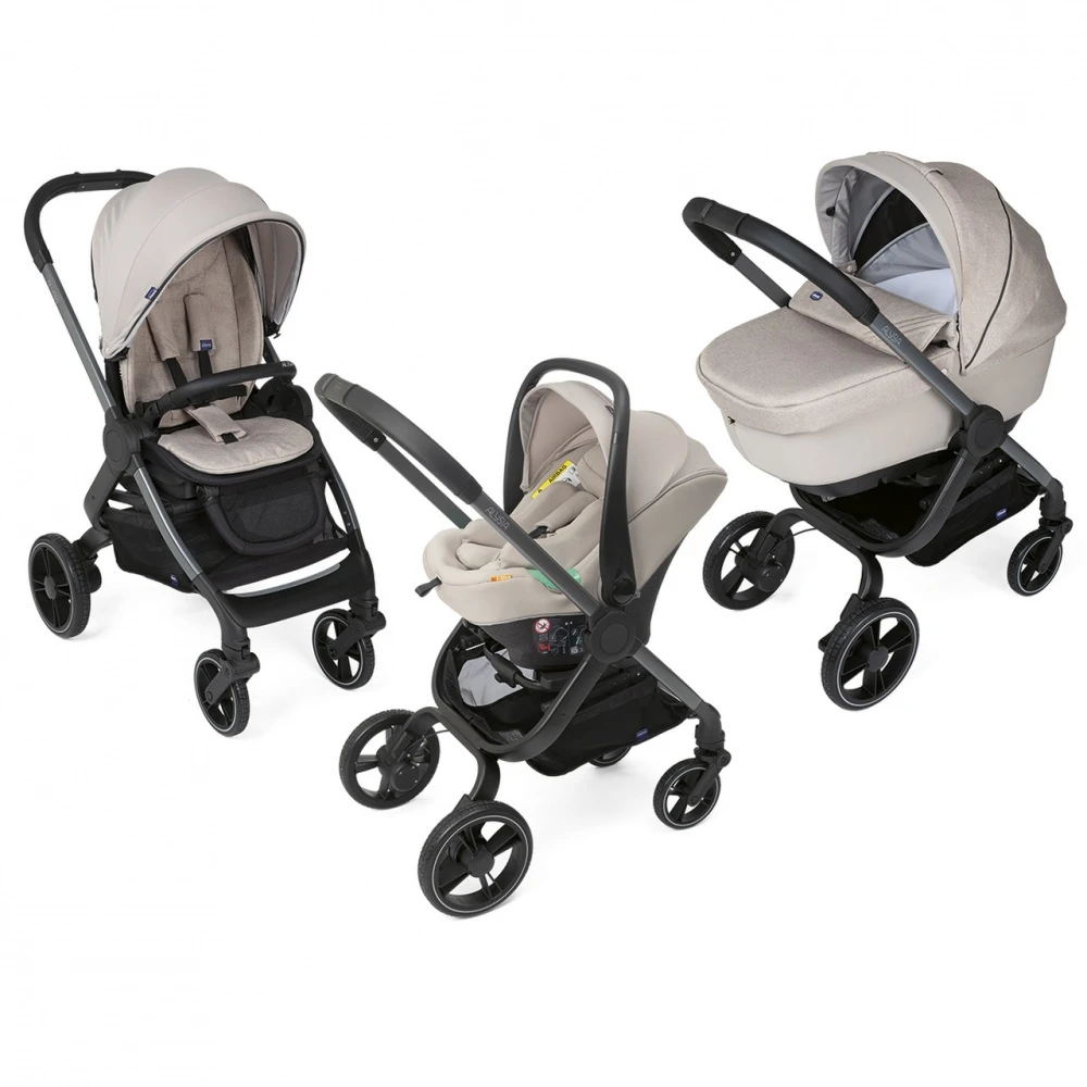 CHICCO Poussette Trio Alysia I-size Sand 3 CHICCO Poussette Trio Alysia I-size Sand