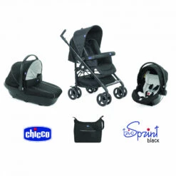 CHICCO Pack Poussette Trio Sprint Black Night