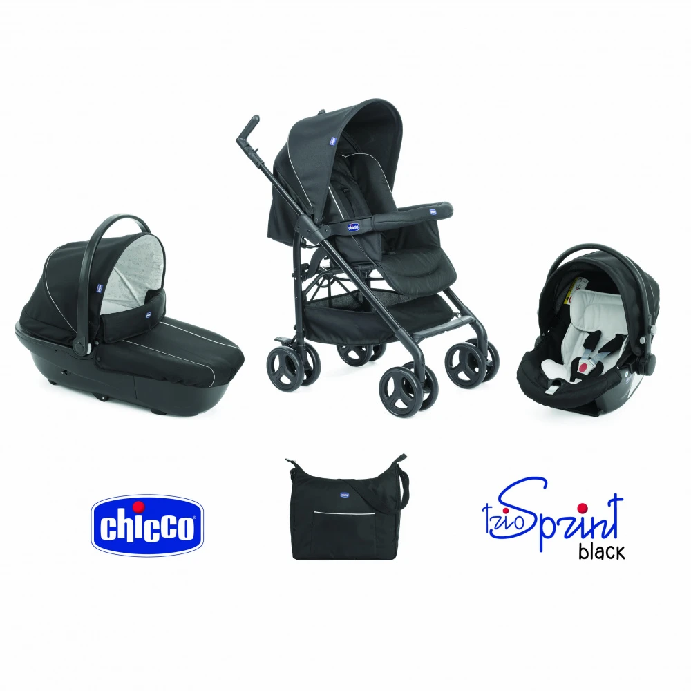 CHICCO Pack Poussette Trio Sprint Black Night 3 CHICCO Pack Poussette Trio Sprint Black Night