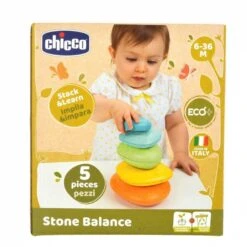 CHICCO Jouet Empilable Galets En équilibre 9 CHICCO Jouet Empilable Galets En équilibre -Produits Pour Bébé ch083036513 2