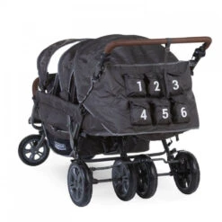 Childhome Poussette Multiple 6 Enfants Autofreinée Anthracite -Produits Pour Bébé cw042456282 2