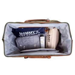 Childhome Sac à Langer Mommy Bag Canvas Kaki 14 Childhome Sac à Langer Mommy Bag Canvas Kaki -Produits Pour Bébé cw045362047 4