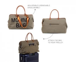 Childhome Sac à Langer Mommy Bag Canvas Kaki 15 Childhome Sac à Langer Mommy Bag Canvas Kaki -Produits Pour Bébé cw045362047 5