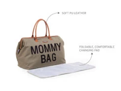 Childhome Sac à Langer Mommy Bag Canvas Kaki 17 Childhome Sac à Langer Mommy Bag Canvas Kaki -Produits Pour Bébé cw045362047 7