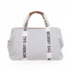 Childhome Sac à Langer Mommy Bag Signature Canvas Off White -Produits Pour Bébé cw045364386