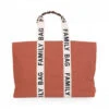 Childhome Sac à Langer Family Bag Signature Canvas Terracotta -Produits Pour Bébé cw045364898