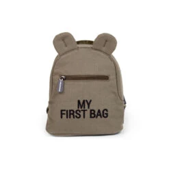 Childhome Sac à Dos Enfant My First Bag Canvas Kaki