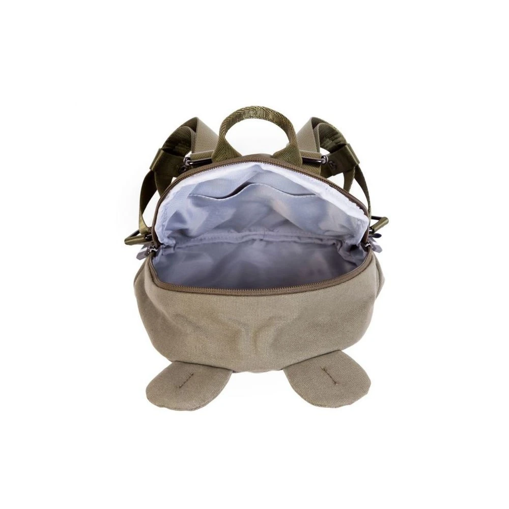 Childhome Sac à Dos Enfant My First Bag Canvas Kaki 5 Childhome Sac à Dos Enfant My First Bag Canvas Kaki – Image 3