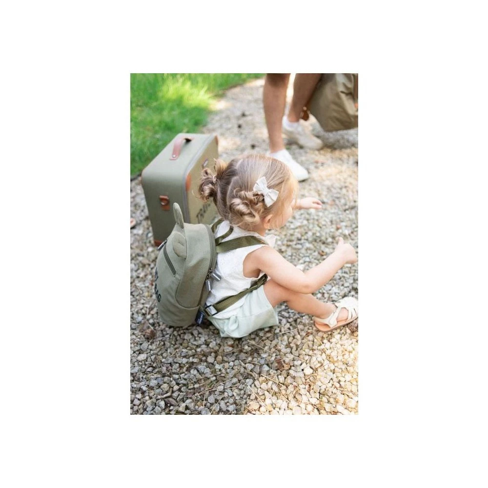 Childhome Sac à Dos Enfant My First Bag Canvas Kaki 6 Childhome Sac à Dos Enfant My First Bag Canvas Kaki – Image 4