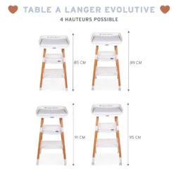 Childhome Table à Langer Evolux Blanche -Produits Pour Bébé cw091257869 5