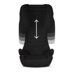 CYBEX Siège Auto Solution X-fix Pure Black - Groupe 2/3 -Produits Pour Bébé cy032510302 1