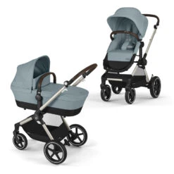 CYBEX Poussette Eos Lux Taupe Siège Sky Blue -Produits Pour Bébé cy041068129 1
