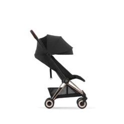 CYBEX Poussette Compacte Coya Châssis Rose Gold Siège Noir -Produits Pour Bébé cy041086383 4