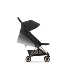 CYBEX Poussette Compacte Coya Châssis Rose Gold Siège Noir -Produits Pour Bébé cy041086383 7