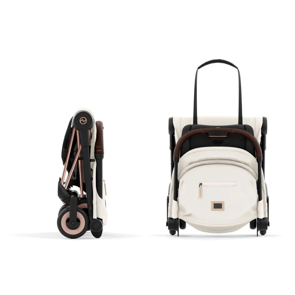 CYBEX Poussette Compacte Coya Châssis Rose Gold Siège Blanc 5 CYBEX Poussette Compacte Coya Châssis Rose Gold Siège Blanc – Image 3