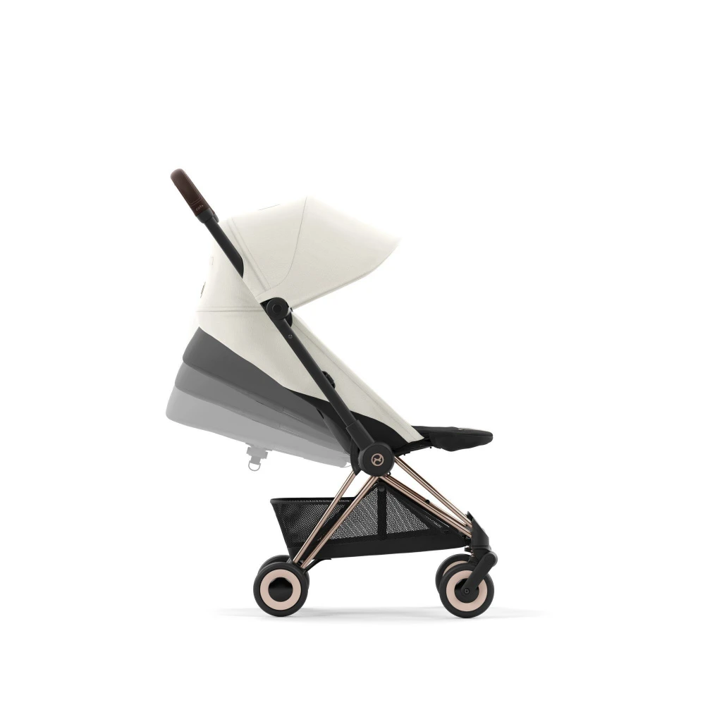 CYBEX Poussette Compacte Coya Châssis Rose Gold Siège Blanc 6 CYBEX Poussette Compacte Coya Châssis Rose Gold Siège Blanc – Image 4