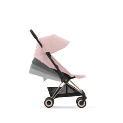 CYBEX Poussette Compacte Coya Châssis Rose Gold Siège Rose -Produits Pour Bébé cy041086628 2