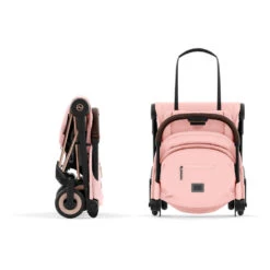 CYBEX Poussette Compacte Coya Châssis Rose Gold Siège Rose -Produits Pour Bébé cy041086628 4