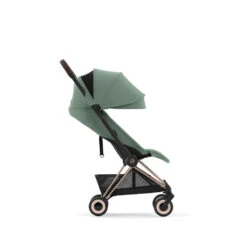 CYBEX Poussette Compacte Coya Châssis Rose Gold Siège Vert -Produits Pour Bébé cy041086703 4