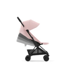 CYBEX Poussette Compacte Coya Châssis Matt Black Siège Rose -Produits Pour Bébé cy041087182 6