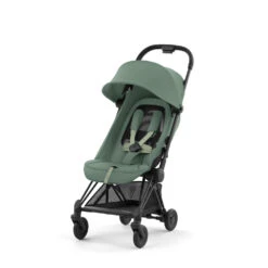CYBEX Poussette Compacte Coya Châssis Matt Black Siège Vert -Produits Pour Bébé cy041087267 5