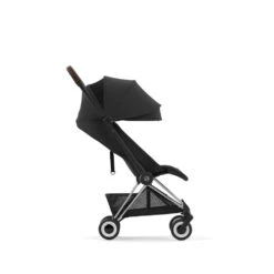 CYBEX Poussette Compacte Coya Châssis Chrome Brown Siège Noir -Produits Pour Bébé cy041087502 8
