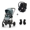 CYBEX Pack Duo Poussette Balios S Lux + Aton 5 + Adaptateurs - Sky Blue 1 CYBEX Pack Duo Poussette Balios S Lux + Aton 5 + Adaptateurs - Sky Blue -Produits Pour Bébé cy041626943