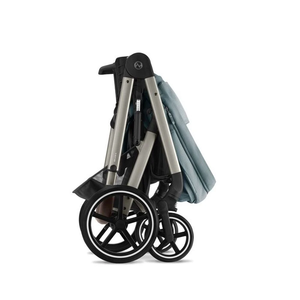 CYBEX Pack Duo Poussette Balios S Lux + Aton 5 + Adaptateurs - Sky Blue 8 CYBEX Pack Duo Poussette Balios S Lux + Aton 5 + Adaptateurs - Sky Blue – Image 6