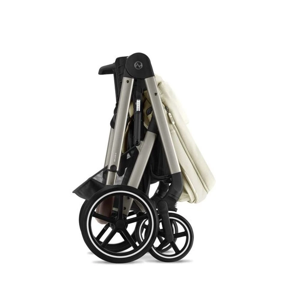 CYBEX Pack Duo Poussette Duo Balios S Lux + Aton 5 + Adaptateurs - Seashell Beige 8 CYBEX Pack Duo Poussette Duo Balios S Lux + Aton 5 + Adaptateurs - Seashell Beige – Image 6