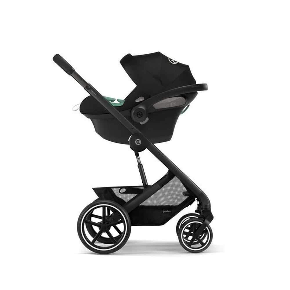 CYBEX Pack Duo Poussette Talos S Lux - Chassis Silver + Aton 5 Noir + Adaptateurs - Ocean Blue 4 CYBEX Pack Duo Poussette Talos S Lux - Chassis Silver + Aton 5 Noir + Adaptateurs - Ocean Blue – Image 2