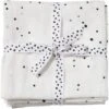 Done By Deer Lot De 2 Langes 120x120cm Dreamy Dots White -Produits Pour Bébé db121014072