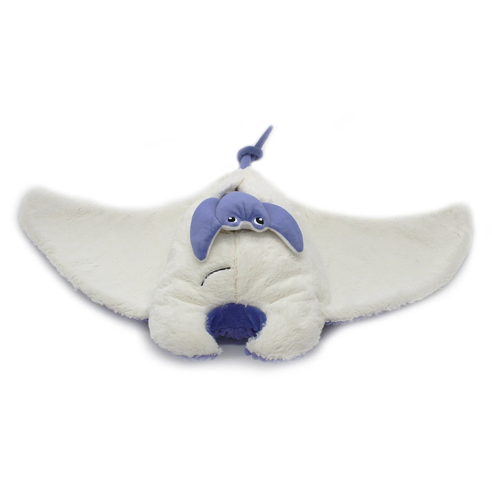 Peluche Géante Raie Manta Et Son Bébé Violet Mantalou Les Ptipotos 4 Peluche Géante Raie Manta Et Son Bébé Violet Mantalou Les Ptipotos – Image 2