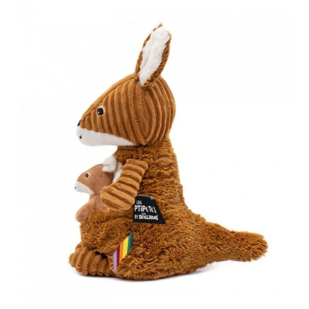 Peluche Kangourou Et Son Bébé Cassonade Allézou Les Ptipotos 5 Peluche Kangourou Et Son Bébé Cassonade Allézou Les Ptipotos – Image 3