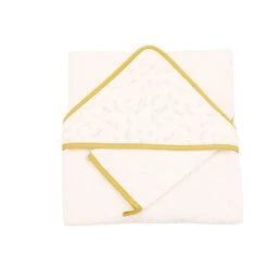 Cape De Bain 75x75 Cm Avec Gant Leafy Bunny