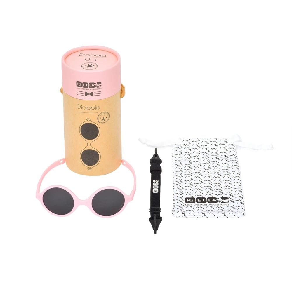 Lunettes De Soleil Bébé 0-1 An Diabola 2.0 Rose Pâle 6 Lunettes De Soleil Bébé 0-1 An Diabola 2.0 Rose Pâle – Image 4