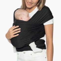 Ergobaby Écharpe De Portage Aura - Noir -Produits Pour Bébé er046103068 1