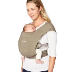 Ergobaby Porte-bébé Embrace Vert Olive 7 Ergobaby Porte-bébé Embrace Vert Olive -Produits Pour Bébé er046106755 1