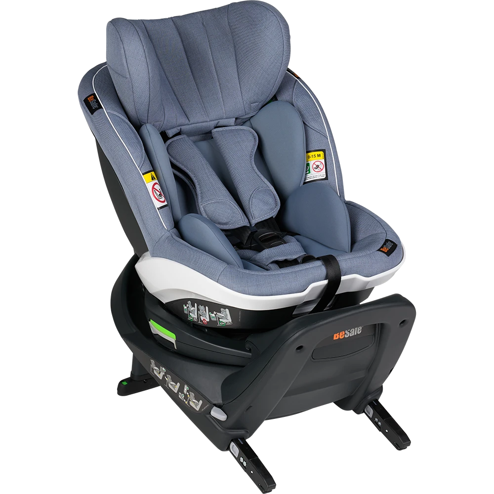 BeSafe Siège Auto Izi Turn I-size Cloud Mélange - Groupe 1 3 BeSafe Siège Auto Izi Turn I-size Cloud Mélange - Groupe 1