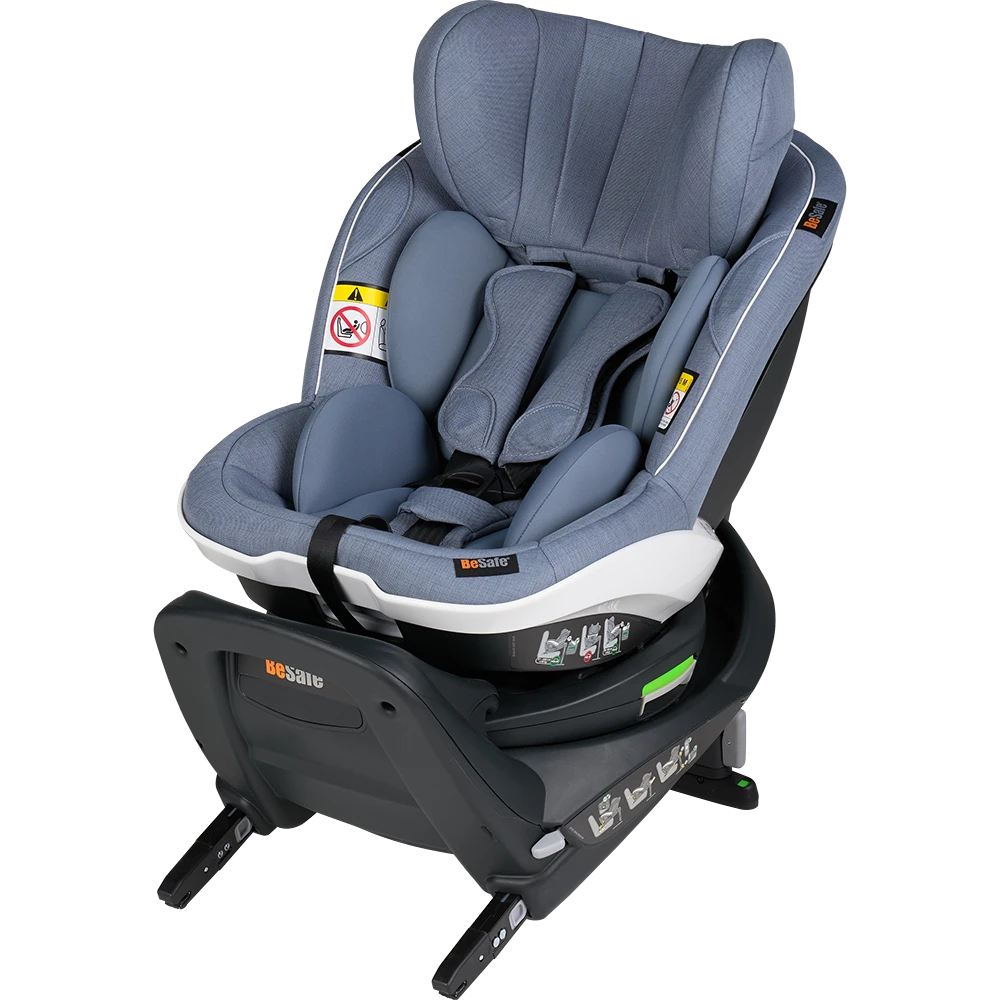 BeSafe Siège Auto Izi Turn I-size Cloud Mélange - Groupe 1 6 BeSafe Siège Auto Izi Turn I-size Cloud Mélange - Groupe 1 – Image 4