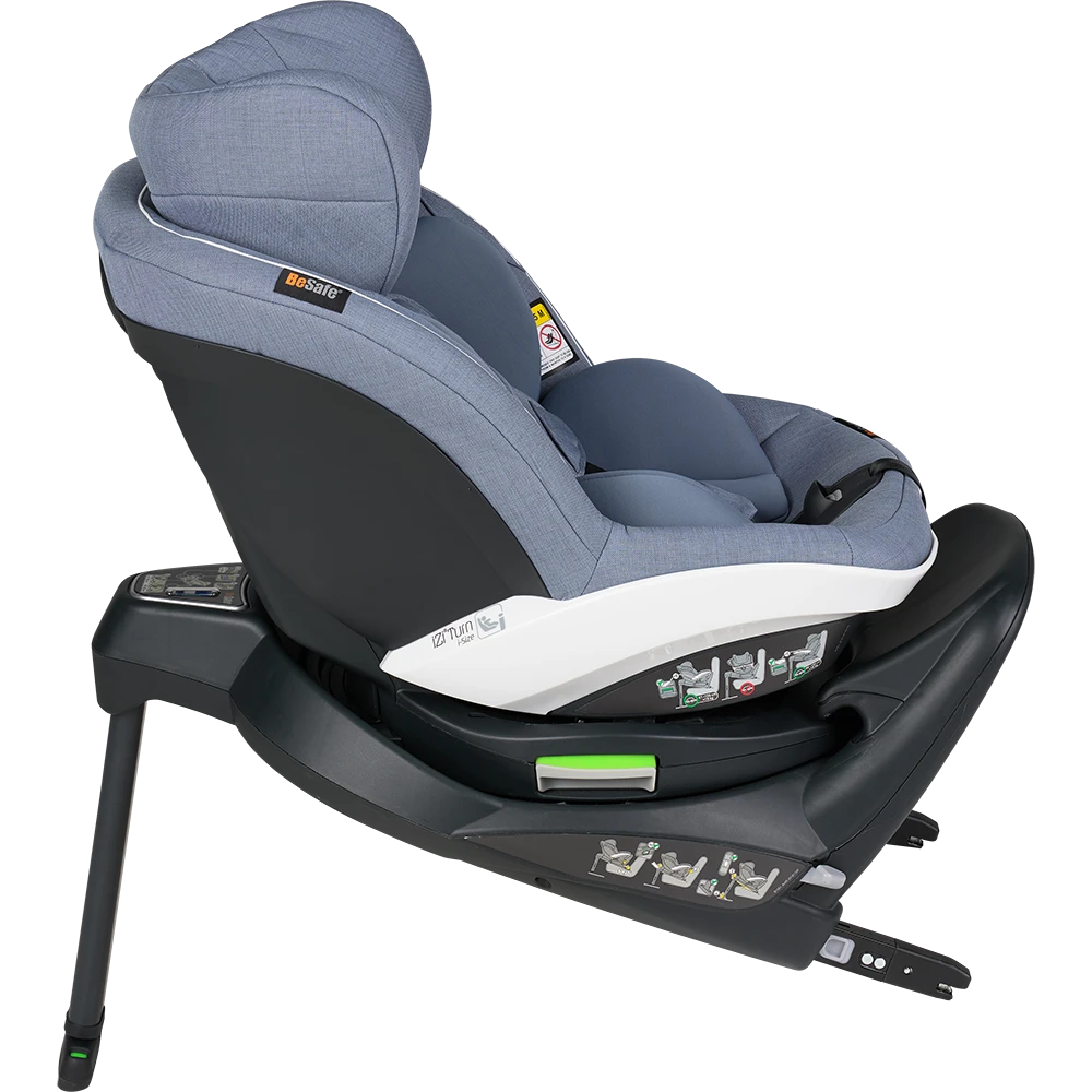 BeSafe Siège Auto Izi Turn I-size Cloud Mélange - Groupe 1 9 BeSafe Siège Auto Izi Turn I-size Cloud Mélange - Groupe 1 – Image 7